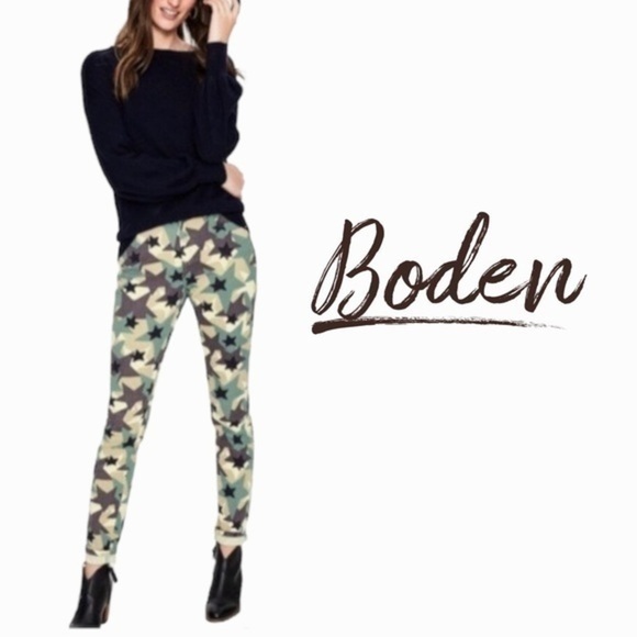Boden Denim - Boden camo star print jeans size 8